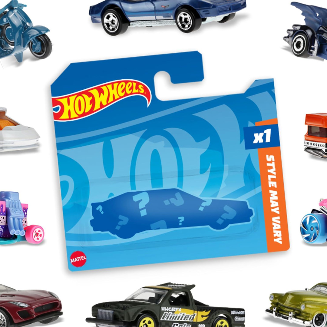 Hot Wheels Basic 1:64 Scale Die-Cast Car (Assorted Styles)